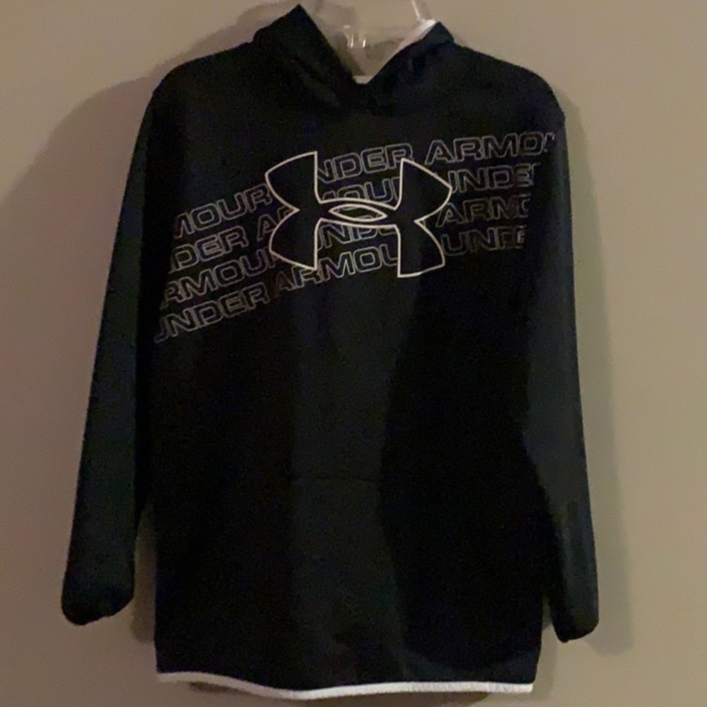 Under Amrour Boys Fleece Logo Hoodie